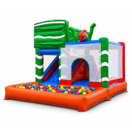 Castillo hinchable con piscina de bolas Nemo