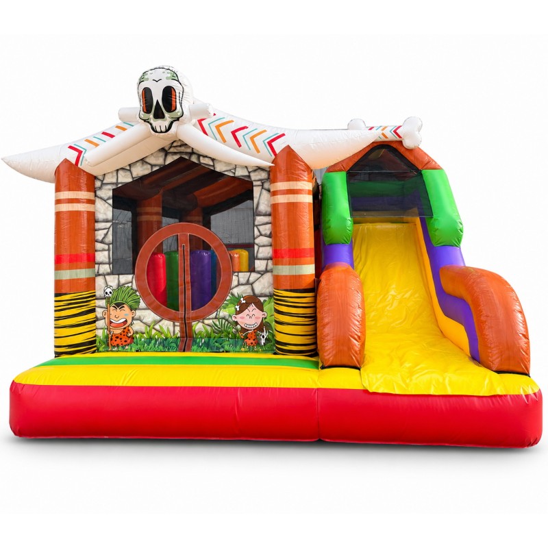 Castillo hinchable multijuegos cavernicola