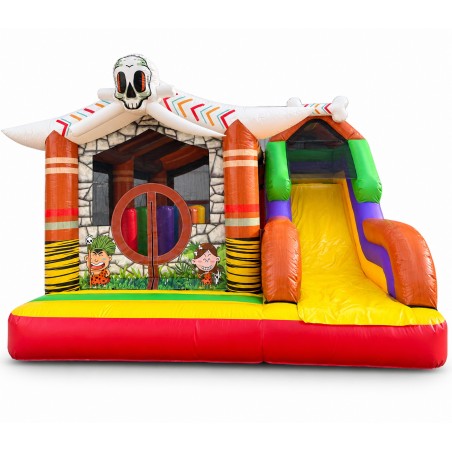 Castillo hinchable multijuegos cavernicola