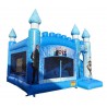 Castillo hinchable grande Frozen navidad